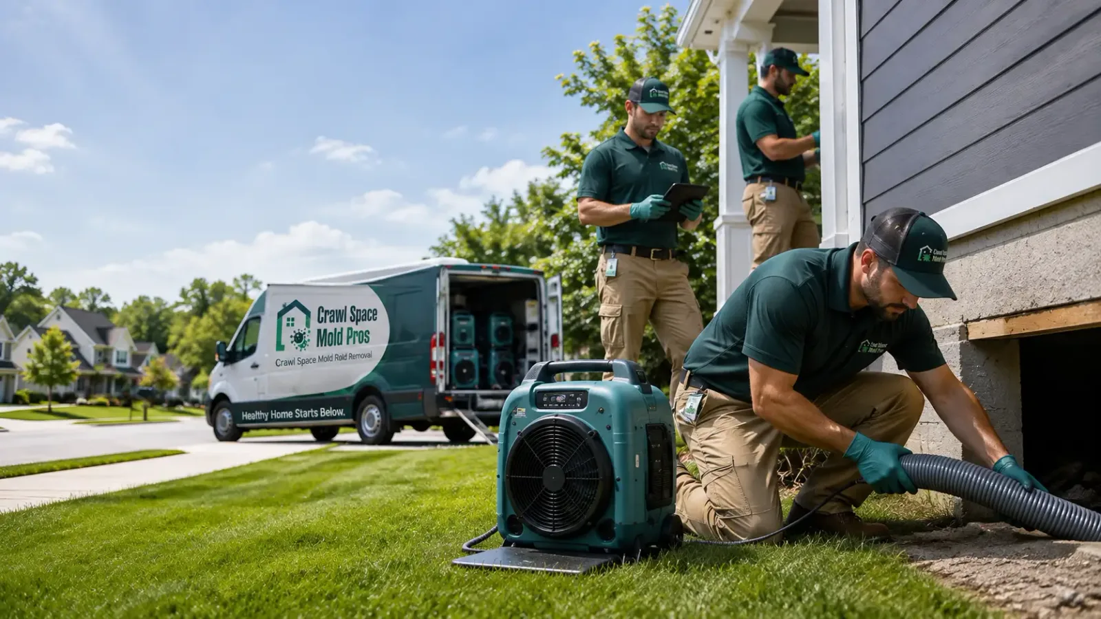 Crawl Space Mold Removal in Burns, KS